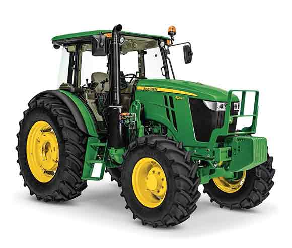 john deere 6120e utility tractor specifications